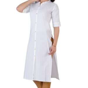 Rajasthani Cotton Plain Kurti For Woman