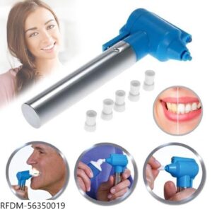 Tooth Polisher Whitener Stain Remover with LED Light Luma Smile Rubber Cups.