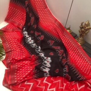 Hritika Abstract Digital Printed Digital Printed Saree with Blouse Piece