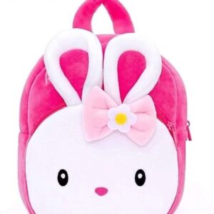 MAXTAN KONGGIE RABIT PINK Kids School Bag Soft Plush Backpacks Cartoon Boys Girls Baby (2-5 Years)