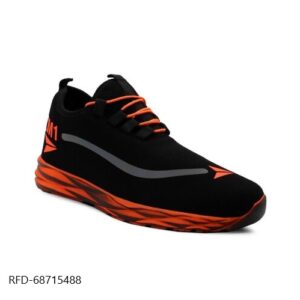 Men’s Black Orange Running Shoe