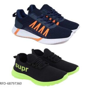 Combo pack of 2 New Stylish Sports,Casual,Walking,Running,Gym , Extra Jump Shoes Lace-Up Men (Multicolor)