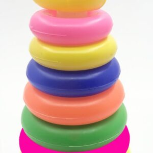 New Born Rock-a-stack Toddler Stack-7 color Ring Sets for small kids