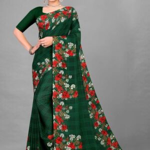 Daily Wear Printed Beautiful Saree for Woman