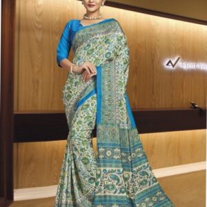 Women’s Printed Crepe Casual Saree