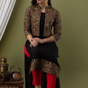 Zyla kurta with short jacket.