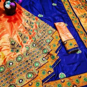 Stylish Paper Silk Women’s Saree