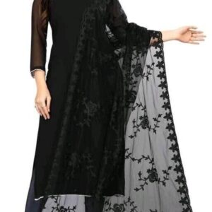 Black Versatile Fancy Women Dupatta