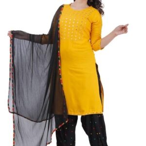 Vasuprada Women Embroidery mirror work Kurti only