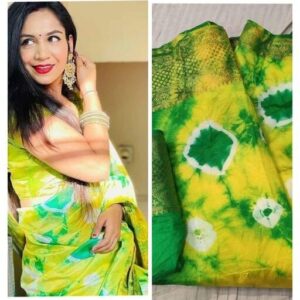 Dola Silk Shibori Color Saree