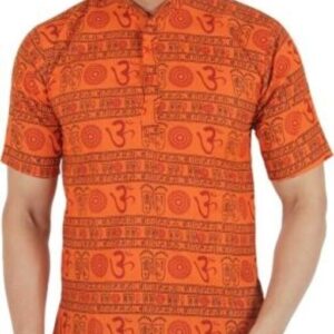 OM PRINTED SHORT KURTA