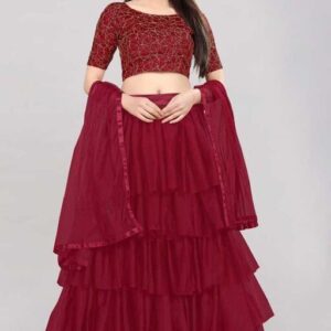 Fancy Net Lengha Choli