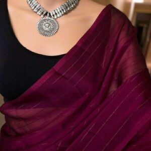 rambozari chiffon saree