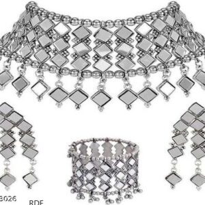 Samridhi DC Mirror Choker With Bangle Combo