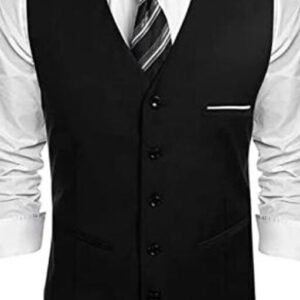 Men’s Black Waistcoat Formal and Casual Stylish similar as Nehru Ethnic Jackets