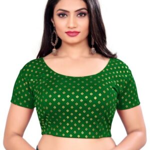 Latest Foli Dot printed Stretchable cotton lycra blouse