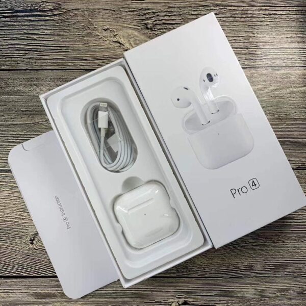 Pro 4 Wireless Earbuds, Bluetooth Headphones, Personalised Spatial Audio, Sweat and Water Resistant, USB-C Charging Case, H2 Chip, Up to 30 Hours of Battery - Image 2