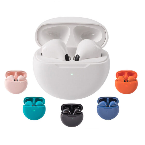 Pro 6 TWS Earphone Wireless Earbud Gaming Mini Half in Ear Charging Case-X22 Bluetooth Gaming - Image 7