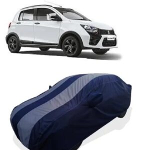 COXTOR – Four Wheeler – 100% Waterproof Car Body Cover Compatible With Maruti Celerio X (2020-2024) Car Cover With Dust-Resistant Premium 190 T Fabric (Grey Stripes)