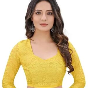 Polly Silk Net Sari