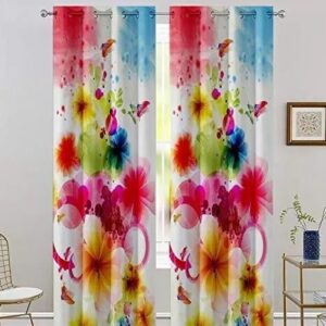 3D Printed Beautifully Desgin Polyester Fabric Curtainss