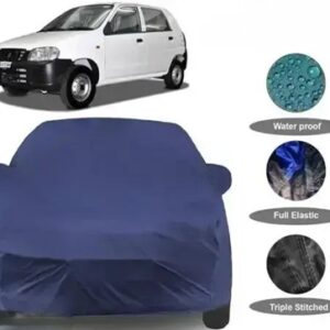 Car Cover For Maruti Suzuki Alto Water proof car cover Dustproof car cover (With Mirror Pockets) (Blue)