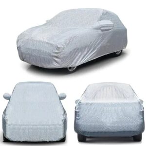 Car Cover For Hyundai i20 Waterproof / UV Protection & Dust Proof Full Tested Premium Polyester Fabric with Mirror Pockets i20 Cover All Model Suitable Universal Fit Premium Quality with Triple Stitched Fully Elastic Surface Body Protection i20 Car Body Cover, i20 Car Cover