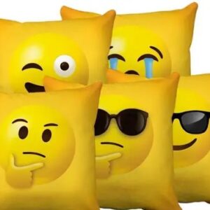 BLUEDOT’S Present digital printed cushion cover (pack of 5) Fabric-Knitting