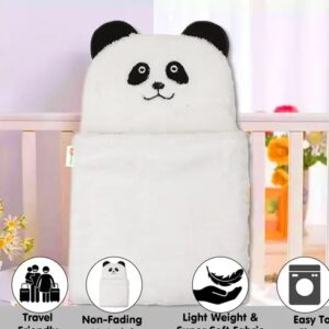OYO BABY Best Baby Blankets, Baby Blanket for every season, Baby Unisex Blankets, Baby Quilts, Baby Comforter Blankets for Babies, Pack of 1, White Panda