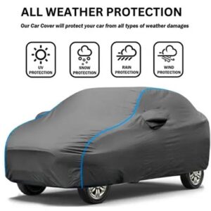 Auto Drift® Car cover for Maruti Suzuki K10 & Alto 800 Waterproof & Dust Proof Car Cover/ alto k10 car accessories/ alto 800 car cover/ alto 800 car cover waterproof/ maruti alto 800 car cover/ alto k10 car cover/ Alto ka cover,alto k10 ka cover, alto car cover(Grey)