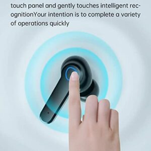 TWS M19 Super Bass Sports Earbuds Touch Control Wireless Headphones, Noise Reduction Earbuds with latest 5.1 Bluetooth, Compact Charging Case Power Bank & flashlight
