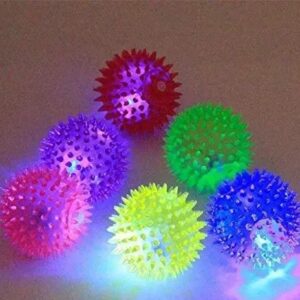 RS Pet SHOP Puppy Dog Cat Rubber Balls Toys Accessories with Sound and Flash LED Light
