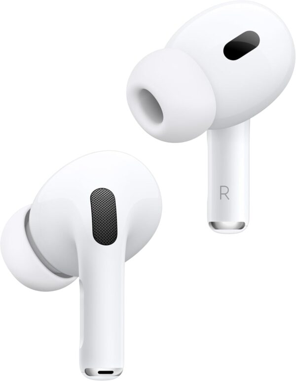 Air Pods Pro  Wireless Earbuds, Bluetooth Headphones, Active Noise Cancellation, Hearing Aid Feature, Transparency, Personalized Spatial Audio, High-Fidelity Sound - Image 2
