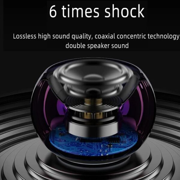 M4 Wireless Portable Bluetooth Mini Speaker Bass Loud Sound HiFi Music 1.25 Inch BT Metal Mini Outdoor Gift Speaker - Image 3