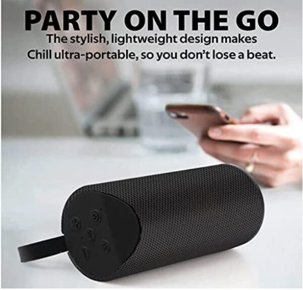 TG113 (Portable Bluetooth Speaker) Dynamic Thunder Sound with High Bass & Mobile Stand 10 W Bluetooth Speaker black, Stereo Channel - Image 3
