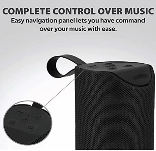 TG113 (Portable Bluetooth Speaker) Dynamic Thunder Sound with High Bass & Mobile Stand 10 W Bluetooth Speaker black, Stereo Channel - Image 6
