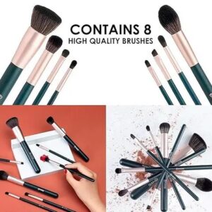 MARS Tools of Brush Set of 8 with Holder | Face Makeup Brush Set with Ultra Soft Bristles (PACK OF 8)