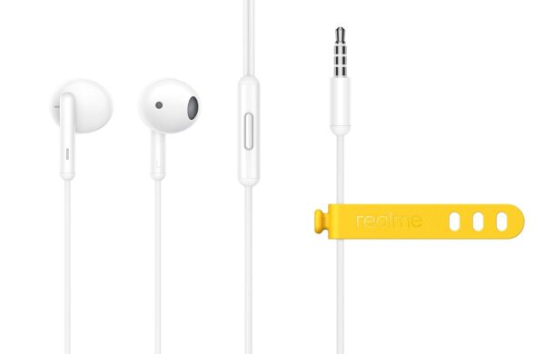 realme Buds Classic Wired in Ear Earphones with Mic (White)