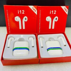 Bluetooth Earbuds I12 5.0 – Wireless with Premium Sound Quality, Touch Control, Long Battery Life, Noise Reduction, and Ergonomic Design, Mic and Bluetooth.