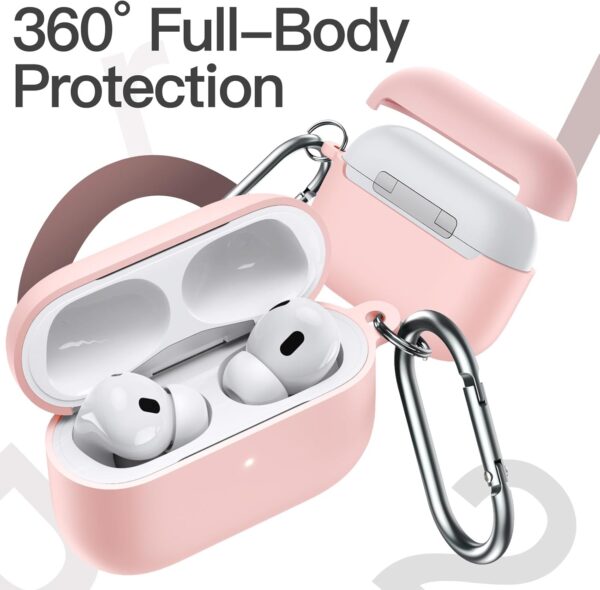 Air Pods Pro  Wireless Earbuds, Bluetooth Headphones, Active Noise Cancellation, Hearing Aid Feature, Transparency, Personalized Spatial Audio, High-Fidelity Sound WITH COVER CASE - Image 7