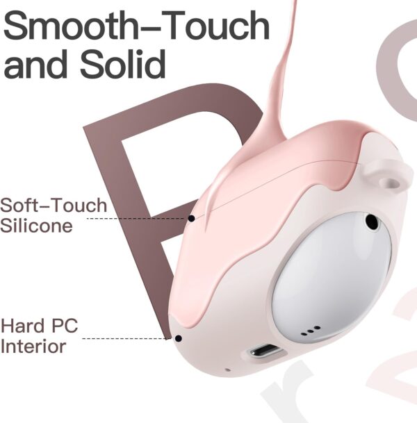 Air Pods Pro  Wireless Earbuds, Bluetooth Headphones, Active Noise Cancellation, Hearing Aid Feature, Transparency, Personalized Spatial Audio, High-Fidelity Sound WITH COVER CASE - Image 5