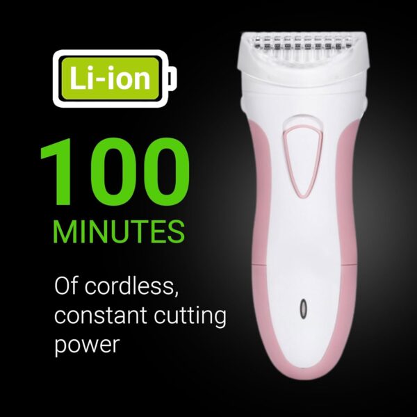 Body Hair Trimmer for Women Rechargeable Hair Removal Machine for Women Shaver Head for Smoother Finish Specially Designed Women Trimmer for Private Part, Body & Bikini Trimmer - Image 3