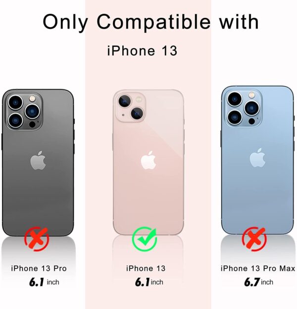 Store for Apple Iphone 13 Liquid Silicone Case Designed Case,slim Gel Rubber Full Body Protection Shockproof Drop Protection Case (for Apple Iphone 13 01,LIGHT GREEN ) - Image 4
