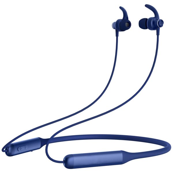 Rockerz 335 Wireless Neckband with ASAP Charge, Up to 30H Playback, Qualcomm aptX & CVC, Enhanced Bass, Metal Control Board, IPX5, Type C Port, Bluetooth v5.0, Voice Assistant(Navy Blue)