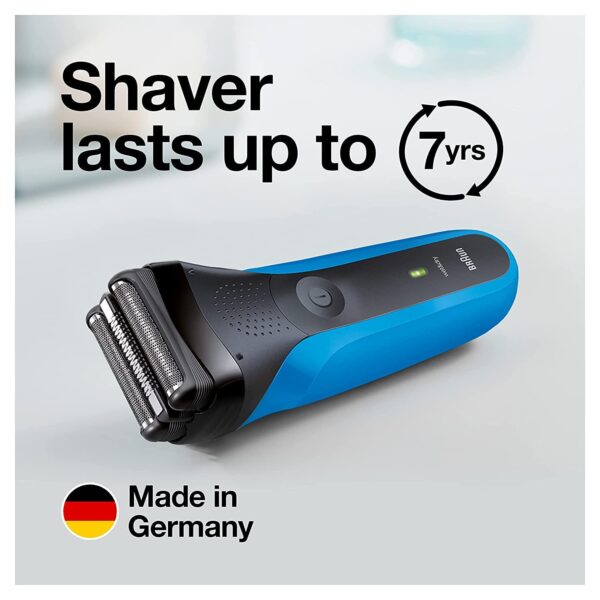 Braun Series 3 310s Wet & Dry Electric Shaver for Men/Rechargeable, Sensitve shave for Skin Comfort cordless, 5 combs for 1-7mm beards/stubbles,... - Image 5