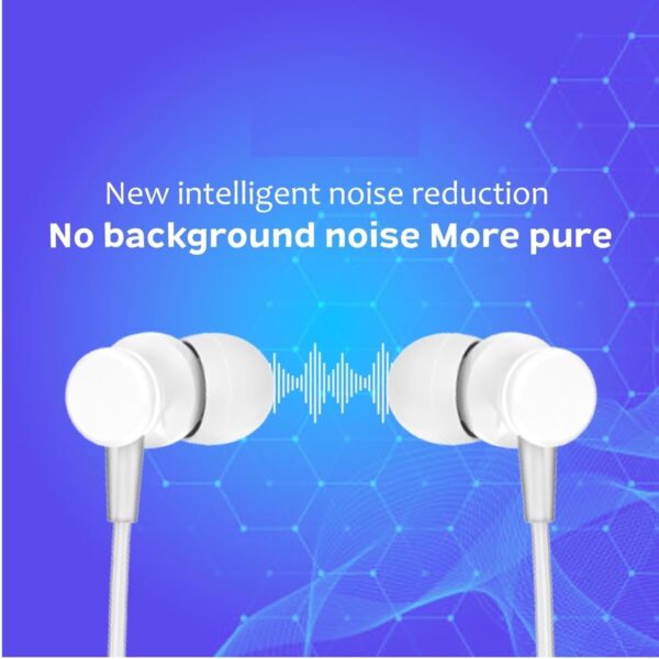 Neckband Earphones, Exclusive Transparent Design, 4 Voice Modes for Calls, 25 Hrs Playtime, Smart Voice Assistance, HD Sound & Rich Bass,Bluetooth Earphones with Type C Fast Charging White - Image 4
