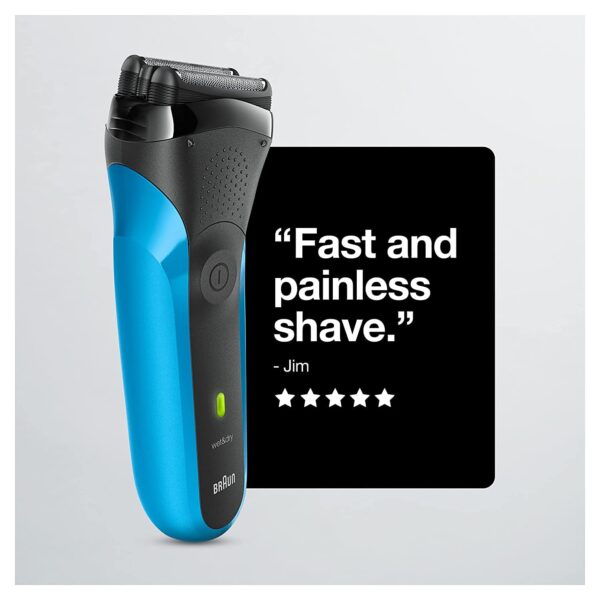 Braun Series 3 310s Wet & Dry Electric Shaver for Men/Rechargeable, Sensitve shave for Skin Comfort cordless, 5 combs for 1-7mm beards/stubbles,... - Image 4
