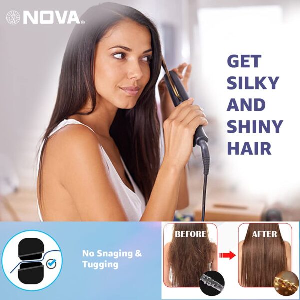 NHS 860 Hair Straightener (Black) - Image 5
