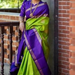 Regal and Timeless Handwoven Kanjivaram Silk Saree