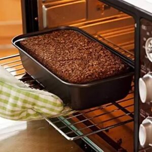 New Loaf Pan Rectangle Non Stick Carbon Steel Bread Baking Mould Muffin Pan Cupcake Kitchen Bakeware(Black)